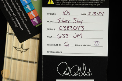 2024 - Paul Reed Smith Silver Sky John Mayer - Polar Blue #382093