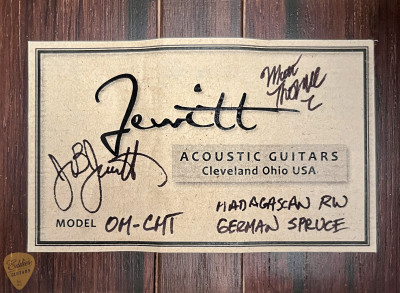 Jeff Jewitt OM-CMT Matt Thomas Signature - German Spruce & Madagascar Rosewood