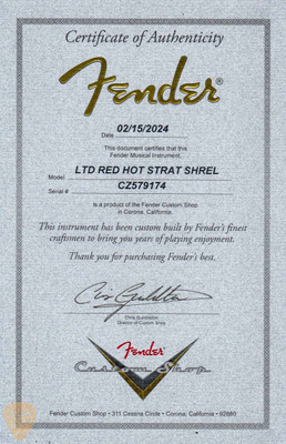 2024 - Fender Custom Shop Limited Edition Red Hot Stratocaster Super Heavy Relic - Faded Aged Chocolate 3-Tone Sunburst #CZ579174