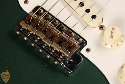 2024 - Fender Custom Shop Limited Edition 56 Stratocaster Heavy Relic - Aged Sherwood Green Metallic #CZ579250