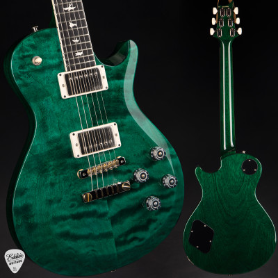 Paul Reed Smith S2 McCarty Singlecut 594 Quilt Top Electric Guitar in Turquoise