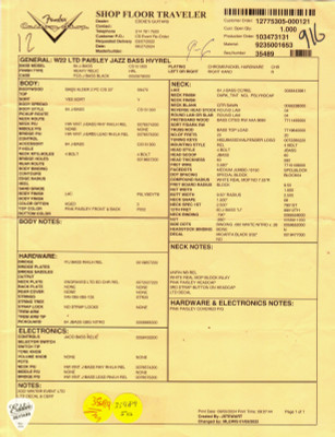 Fender Custom Shop LTD Jazz Bass Heavy Relic Aged Pink Paisley bass guitar