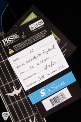 Paul Reed Smith S2 McCarty Singlecut 594 Makena Blue electric guitar