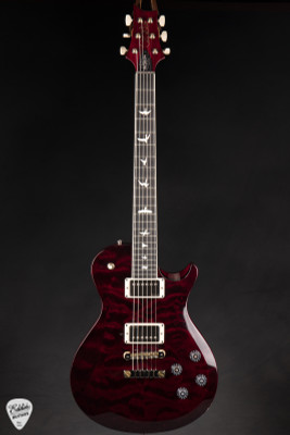 Paul Reed Smith S2 McCarty Singlecut 594 Quilt Top Electric Guitar in Black Cherry