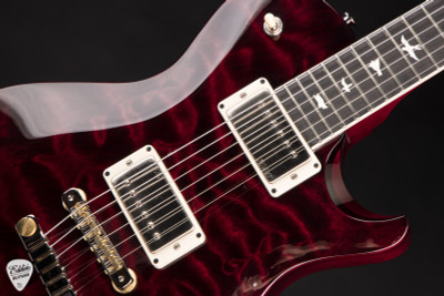 Paul Reed Smith S2 McCarty Singlecut 594 Quilt Top Electric Guitar in Black Cherry