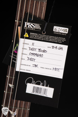 Paul Reed Smith DGT (David Grissom Trem) Electric Guitar in McCarty Sunburst