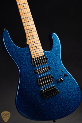 Suhr Eddie's Guitars Exclusive Roasted Modern Electric Guitar in Blue Sparkle