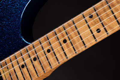 Suhr Eddie's Guitars Exclusive Roasted Modern Electric Guitar in Blue Sparkle