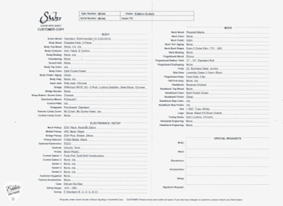 Suhr Standard Roasted Electric Guitar in Dark Forest Green