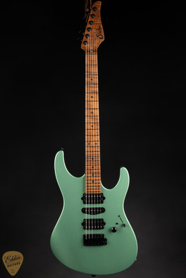 Suhr Eddie's Guitars Exclusive Roasted Modern Electric Guitar in Cactus Green Metallic