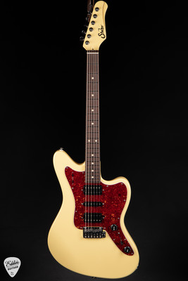 Suhr Ian Thornley Signature Classic JM Electric Guitar in Vintage Yellow