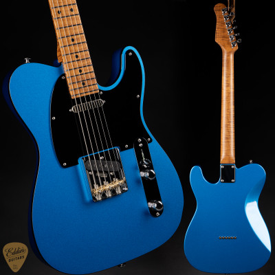 Suhr Eddie’s Guitars Exclusive Roasted Classic T Electric Guitar in Lake Placid Blue