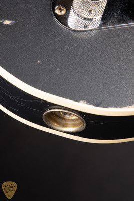 Fender Custom Shop Limited Edition HS Telecaster Custom Relic Electric Guitar in Aged Charcoal Frost Metallic
