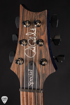Paul Reed Smith Eddie’s Guitars Wood Library Special Semi Hollow – Cobalt Blue/Brazilian Fretboard/Stained Maple Neck Electric Guitar