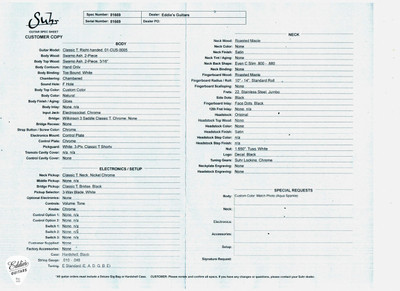 Suhr Eddie’s Guitars Exclusive Custom Classic T Roasted – Aqua Sparkle Electric Guitar