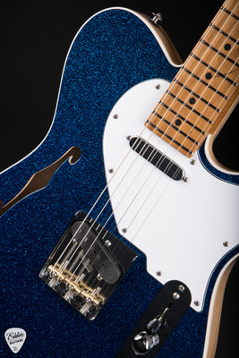 Suhr Eddie’s Guitars Exclusive Custom Classic T Roasted – Blue Sparkle Electric Guitar