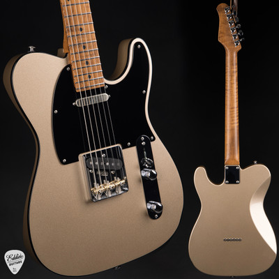 Suhr Eddie’s Guitars Exclusive Roasted Classic T Electric Guitar in Shoreline Gold