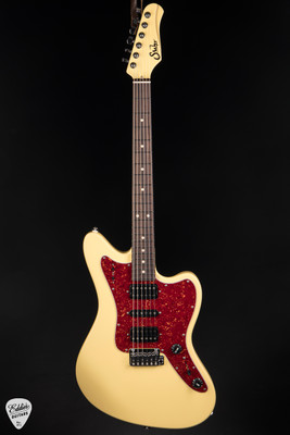 Suhr Ian Thornley Signature Classic JM Electric Guitar in Vintage Yellow