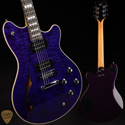 EVH SA-126 Special QM Transparent Purple Electric Guitar