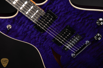 EVH SA-126 Special QM Transparent Purple Electric Guitar