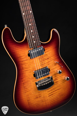 Ernie Ball Music Man Sabre HH Electric Guitar in Afterburn