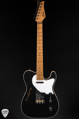 Suhr Eddie’s Guitars Exclusive Custom Classic T Roasted Electric Guitar in Black Sparkle