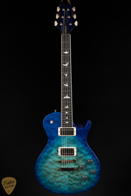 Paul Reed Smith Eddie’s Guitars Wood Library S2 McCarty Singlecut 594 Quilt Top/Ebony FB Makena Blue electric guitars