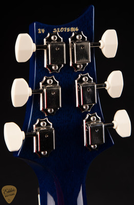 Paul Reed Smith Eddie’s Guitars Wood Library S2 McCarty Singlecut 594 Quilt Top/Ebony FB Makena Blue electric guitars