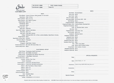 Suhr Classic S Antique Roasted Electric Guitar in Shell Pink