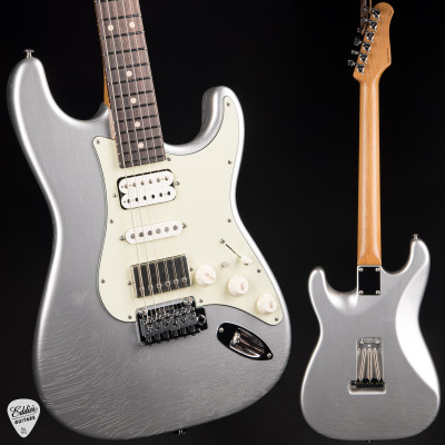 Suhr Classic S Antique Roasted Electric Guitar in Firemist Silver