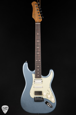 Suhr Classic S Antique Roasted Electric Guitar in Ice Blue Metallic