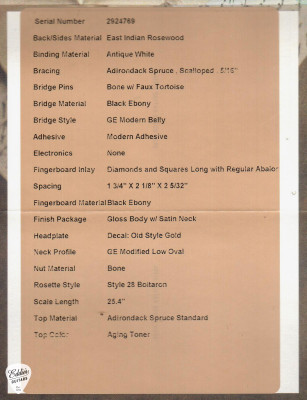 Martin Custom Shop HD-28 Adirondack Spruce & Indian Rosewood Acoustic Guitar