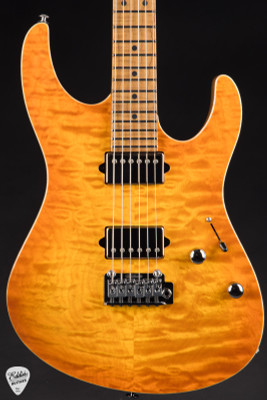 Suhr Modern Quilt Roasted - Honey Amber Burst #85929 - Eddie's Guitars