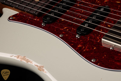 Suhr Eddie's Guitars Exclusive Classic S Antique Roasted - Olympic White