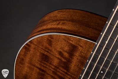 Bourgeois OMS deep body hog top acoustic guitar with figured mahogany