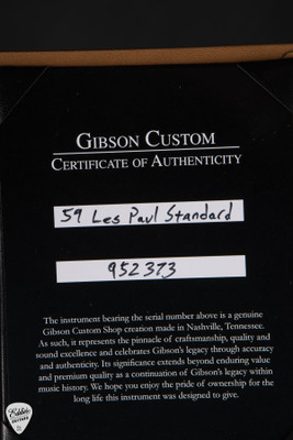 Gibson Custom Shop 1959 Les Paul Standard Reissue Electric Guitar in Dirty Lemon