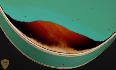 2024 - Fender Custom Shop LTD 1965 Telecaster Custom Heavy Relic - Aged Ocean Turquoise over 3-Color Sunburst
