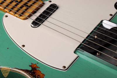 2024 - Fender Custom Shop LTD 1965 Telecaster Custom Heavy Relic - Aged Ocean Turquoise over 3-Color Sunburst