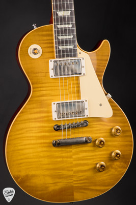 Gibson Custom Shop 1959 Les Paul Standard reissue Electric Guitar in Green Lemon Fade