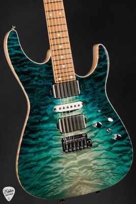Tom Anderson Angel Electric Guitar in Teal Wake Surf