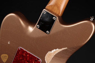 2024 - Suhr Eddie's Guitars Exclusive Roasted Classic JM Antique - Firemist Gold