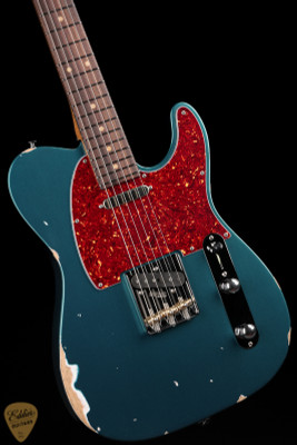 2024 - Suhr Eddie's Guitars Exclusive Roasted Classic T Antique - Ocean Turquoise Metallic