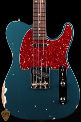 2024 - Suhr Eddie's Guitars Exclusive Roasted Classic T Antique - Ocean Turquoise Metallic