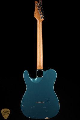 2024 - Suhr Eddie's Guitars Exclusive Roasted Classic T Antique - Ocean Turquoise Metallic