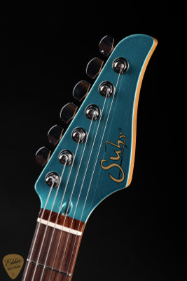 2024 - Suhr Eddie's Guitars Exclusive Roasted Classic T Antique - Ocean Turquoise Metallic