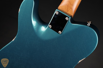 2024 - Suhr Eddie's Guitars Exclusive Roasted Classic T Antique - Ocean Turquoise Metallic