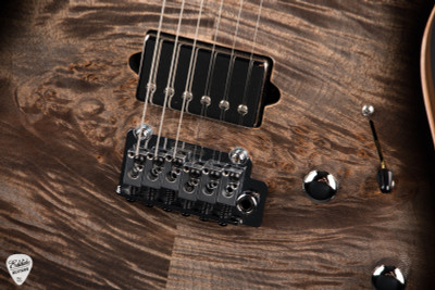 Suhr Modern T – Waterfall Burl Maple & Roasted Swamp Ash Electric Guitar in Trans Charcoal