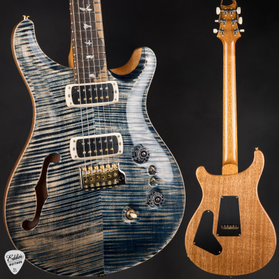 Paul Reed Smith 40th Anniversary Custom 24-08 Semi-Hollow Limited Edition Electric Guitar in Faded Whale Blue