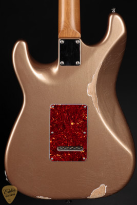 2024 - Suhr Eddie's Guitars Exclusive Classic S Antique Roasted - Firemist Gold