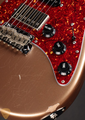 2024 - Suhr Eddie's Guitars Exclusive Classic S Antique Roasted - Firemist Gold